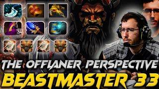 33 Beastmaster The Offlane MVP !! Dota 2 Pro Gameplay New Patch 7.36C