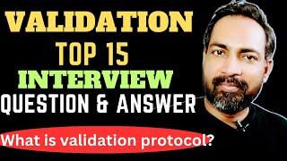 Validation in pharmaceutical industry I Interview Questions and Answers | hindi