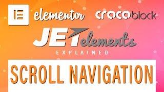 Scroll Navigation | JetElements | Crocoblock | Elementor Add-On