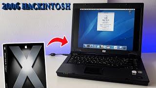 Installing Mac OS X Tiger on a 20 year old laptop - 2006 Hackintosh Experience (JaS OS Demo)