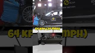 BMW 5 Series CRASH TEST – Real vs BeamNG! #beamngdrive #crashtest  #shorts