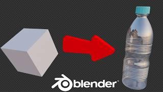 Create a Realistic Water Bottle in Blender – Step by Step Tutorial