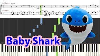 [Piano Tutorial] Baby Shark Song - Pinkfong