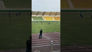 Free-kick in Merw 1-0 Nebitci in Turkmen Yokary League 23 April 2024 at Mary Sport Toplumy stadium