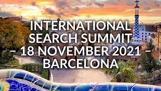 International Search Summit Barcelona is back in-person!