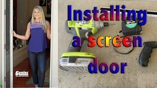 Costco Genius Screen Door Install Tips