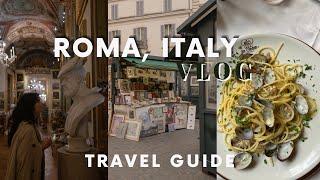 ROMA VLOG  designer vintage shopping, best tiramisu, art museums | TIFFANY LAI