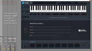 Scaler 2 - How to Load Scaler in Ableton Live and Control an External Instrument