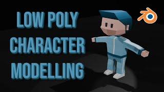 Let's model a LOW POLY CHARACTER for a game in Blender