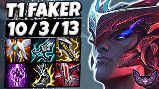 T1 Faker Yone vs Pantheon [ MID ] Patch 13.17 Korea Master 