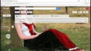 How to Set your own Picture in Gmail Background Theme Easy