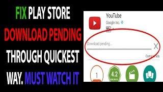 How to Fix Play Store Download Pending Quickly | The Quickest Solution