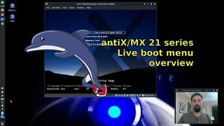 antiX/MX 21 series - Live boot menu overview