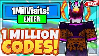 ALL NEW *1M UPDATE* CODES In Roblox Anime Clicker Simulator!