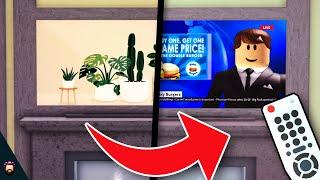 Using A DECAL As YOUR TV In Bloxburg Tutorial