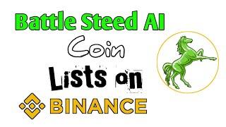 Battle Steed Wallet Utility Token BS Coin Lists on Binance Exchange