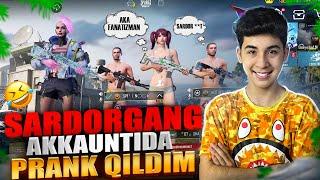 SARDORGANG AKKAUNTDA PRANK//SARDOR **T DEDI?