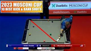 10 Best Kick & Bank Shots | 2023 Mosconi Cup (9-Ball Pool)