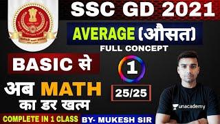 AVERAGE FULL CONCEPT, BEST TRICKS FOR SSC GD 2021 II DEFENCE 93