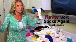 Sock Clip Original Sock Holder Laundry Aid Video
