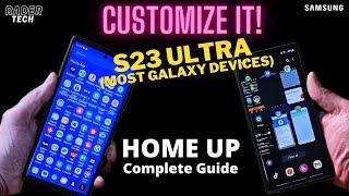 Customize your Samsung Galaxy S23 Ultra! Home Up, part of Good Lock (most Galaxy devices)