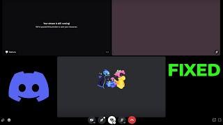 How To Fix Discord Screen Share Black Screen 2024