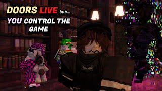 Beating DOORS with the CHAT CONTROL MODIFIER (LIVE)