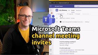 Subscribe team members to receive Microsoft Teams channel meeting invites