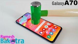 Samsung Galaxy A70 Screen Scratch Test