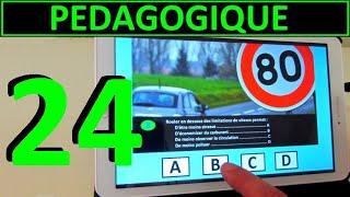 Code de la route 2024 #24 - Pédagogique