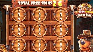 DOG HOUSE DOG OR ALIVE SLOT ALMOST MAX SPINS BIG WINS