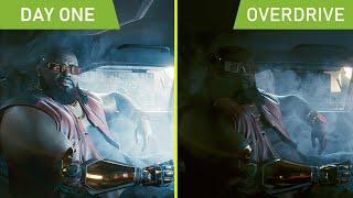 Cyberpunk 2077 Day 1 vs Overdrive Ray Tracing Graphics Comparison | Ultrawide