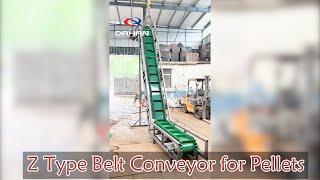 Z Type Belt Conveyor for Pellets