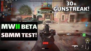 MWII Beta: SBMM TEST! 30+ GUNSTREAK (reverse boosted) PS5 Gameplay