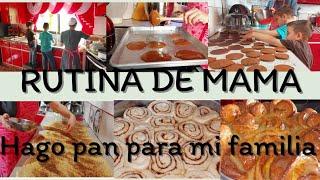 Rutina de mama cn hijos ‍Pan canela,whoopies.Pan menonita.