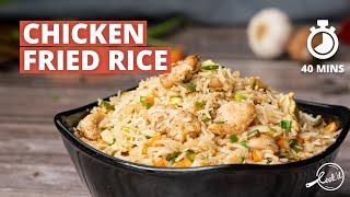 Chicken Fried Rice Recipe | Restaurant Style Chicken Fried Rice | Indo Chinese Recipes | Cookd