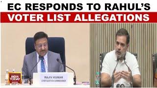 Rajiv Kumar Chief Election Commissioner Responds To Rahul Gandhi's Voter List Allegations