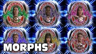 Mighty Morphin - All Ranger Morphs | Power Rangers Official