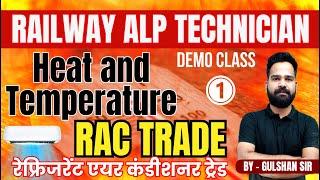 RRB ALP Technician RAC Heat and Temperature  Live Class | Refrigeration and Air Conditioning