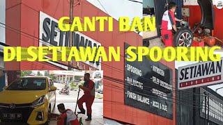 GANTI BAN  MOBIL RENTAL DI SETIAWAN SPOORING