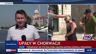 Fala upałów w Chorwacji. Relacja red. Przemysława Adamskiego ️️