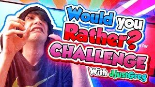 PICK THE WAFFLE!! (Would you Rather Challenge) w/JjustGreg