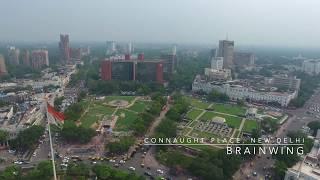 Connaught Place New Delhi Drone View