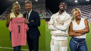 Football 2025 - Serena Williams meets up with David Beckham and Paul Pogba after Inter Miami's game