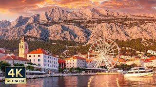 Makarska Croatia 4K Sunset Walking Tour 2024