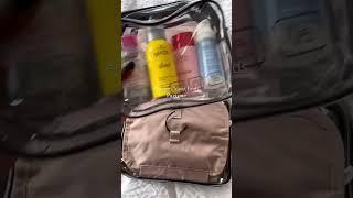 The best Amazon toiletries travel organizer bag!  #travel #amazonfinds #amazongadgets #skincare