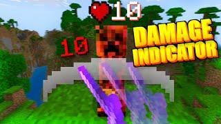 Best Damage Indicator in MCPE 1.18! - Minecraft Bedrock Edition ( Get Damage Indicator )