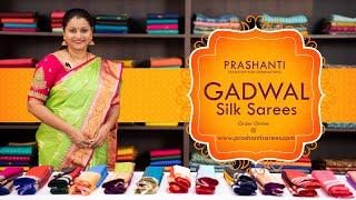 Gadwal Silk Sarees | Prashanti | 5 June 2023
