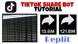 Tiktok share bot mobile | how to share bot on replit tiktok tutorial? 100% working method !