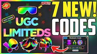 ️UPDATECODES️UGC LIMITED CODES JULY 2024 - UGC LIMITED ROBLOX CODES